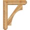 Ekena Millwork Westlake Craftsman Rough Sawn Bracket w/ Offset Brace, Western Red Cedar, 8"W x 32"D x 40"H BKT0806X32X40WTL04RWR - alternate 2